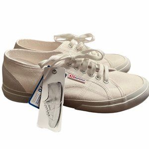 SUPERGA WHITE 2750 COTU CLASSIC SNEAKERS NWT - Women's Sz 10 / Men's Sz 8.5